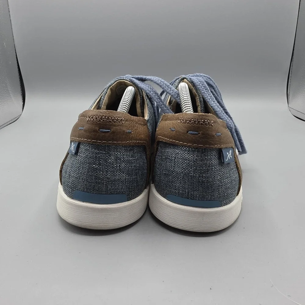 Chaco Ionia Sneakers Womens Size 9 Blue Denim Chambray Comfort Lace Up Walking